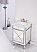 24 In. Single Bathroom Vanity in Clear Mirror Finish