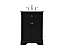 24 inch Single Bathroom Vanity set in Black