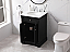 24 inch Single Bathroom Vanity set in Black