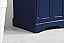 24 inch Single Bathroom Vanity in Blue with Three Finish Options