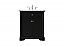 30 inch Single Bathroom Vanity set in Black