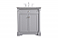 30 inch Single Bathroom Vanity in Grey with Three Finish Options