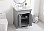 30 inch Single Bathroom Vanity in Grey with Three Finish Options