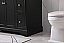  36 inch Single Bathroom Vanity set in Black