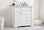 36 inch Single Bathroom Vanity in White with Three Finish Options