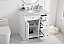 36 inch Single Bathroom Vanity in White with Three Finish Options