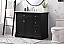 42 inch Single Bathroom Vanity set in Black