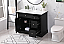 42 inch Single Bathroom Vanity set in Black