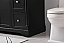 42 inch Single Bathroom Vanity set in Black