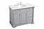 42 inch Single Bathroom Vanity in Grey with Two Finish Options