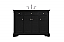  48 inch Single Bathroom Vanity set in Black