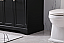  48 inch Single Bathroom Vanity set in Black