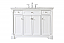 48 inch Single Bathroom Vanity in White with Two Finish Options