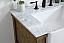 30 inch Single Bathroom Vanity in Driftwood with Backsplash Option