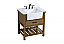 30 inch Single Bathroom Vanity in Driftwood with Backsplash Option