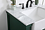 30 inch Single Bathroom Vanity in Green with Backsplash Option