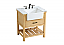 30 inch Single Bathroom Vanity in Natural Wood with Backsplash Option