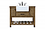 42 inch Single Bathroom Vanity in Driftwood wtih Backsplash Option