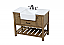 42 inch Single Bathroom Vanity in Driftwood wtih Backsplash Option