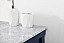 42 inch Single Bathroom Vanity in Blue with Three Finish Options with Backsplash Option