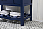 42 inch Single Bathroom Vanity in Blue with Three Finish Options with Backsplash Option