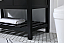 48 inch Single Bathroom Vanity in Black with Backsplash Option