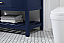 48 inch Single Bathroom Vanity in Blue with Three Finish Options and Backsplash Option