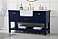  60 inch Single Bathroom Vanity in Blue with Three Finish Options