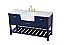  60 inch Single Bathroom Vanity in Blue with Three Finish Options