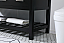 60 inch Double Bathroom Vanity in Black