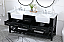 72 inch Double Bathroom Vanity in Black