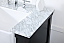 72 inch Double Bathroom Vanity in Black