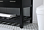 72 inch Double Bathroom Vanity in Black