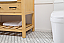 72 inch Double Bathroom Vanity in Natural Wood