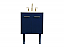  24 inch Single Bathroom Vanity in Blue with Two Finish Options and Backsplash Option