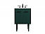 24 inch Single Bathroom Vanity in Green with Backsplash Option