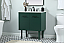  30 inch Single Bathroom Vanity in Green with matching Backsplash Option