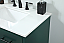  30 inch Single Bathroom Vanity in Green with matching Backsplash Option