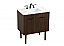 30 inch Single Bathroom Vanity in Walnut with matching Backsplash Option