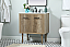 30 inch Single Bathroom Vanity in Natural Oak with matching Backsplash Option