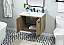 30 inch Single Bathroom Vanity in Natural Oak with matching Backsplash Option