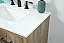 30 inch Single Bathroom Vanity in Natural Oak with matching Backsplash Option