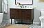 48 inch Single Bathroom Vanity in Walnut with matching Backsplash Option