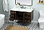 48 inch Single Bathroom Vanity in Walnut with matching Backsplash Option