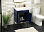 24 inch Single Bathroom Vanity in Blue with Two Finish Option