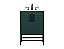 24 inch Single Bathroom Vanity in Green Finish