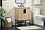 24 inch Single Bathroom Vanity in Mango Wood Finish