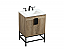 24 inch Single Bathroom Vanity in Natural Oak Finish