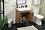 24 inch Single Bathroom Vanity in Walnut Brown Finish