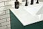 30 inch Single Bathroom Vanity in Green Finish with backsplash Option